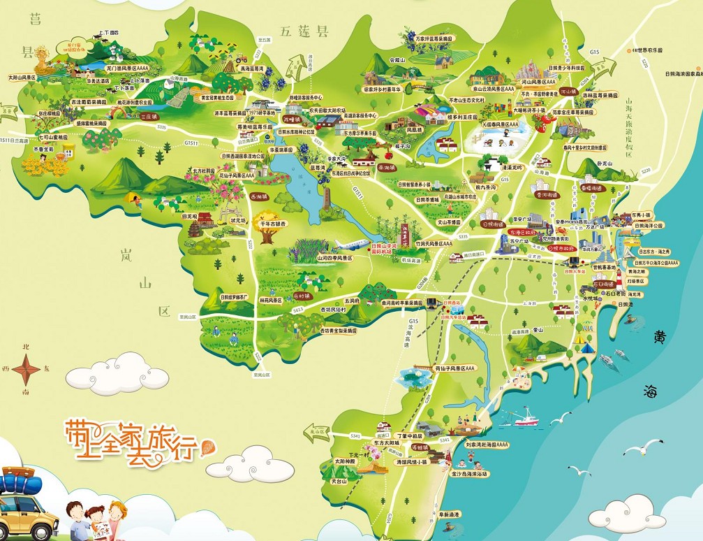 桃山景区使用手绘地图给景区能带来什么好处？